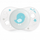 Sucette nouveau-né symétrique Bleu panaché