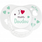Sucette 0-6 mois physiologique Doudou anneau