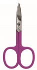 Ciseaux ongles lames courbes violet