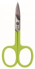 ciseaux ongles lames droites vert