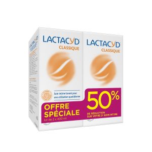 Soin intime lavant lot de 2 Flacon de 400ml 2ème à -50%