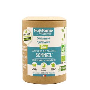 Sommeil Passiflore Valériane BIO 120 gélules