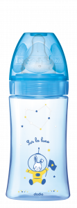 Initiation+ anti-colique 270ml 0-6 mois 3 vitesses débit 2 bleu Cosmonaute