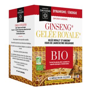 Ginseng-gelée royale 10ml boite de 20