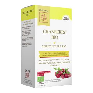Cranberry boite de 15