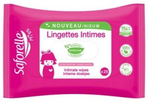 Lingettes intimes paquet de 25