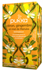 20 sachets immunité Citron Gingembre & Miel de Manuka bio