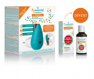 diffuseur ultrasonique clip & diffuse + diffuse citronnelle 30ml offert