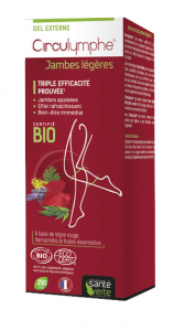 Jambes légères gel externe bio 150ml