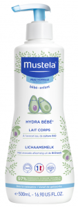 Hydra Bébé lait corps à l'avocat Bio 500ml