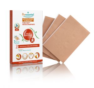 3 patchs chauffants aux huiles essentielles