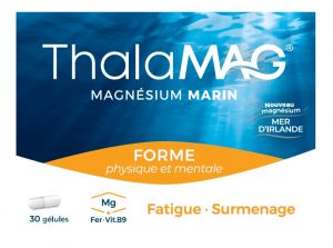 Magnesium marin forme physique et mentale Gélules boite de 30
